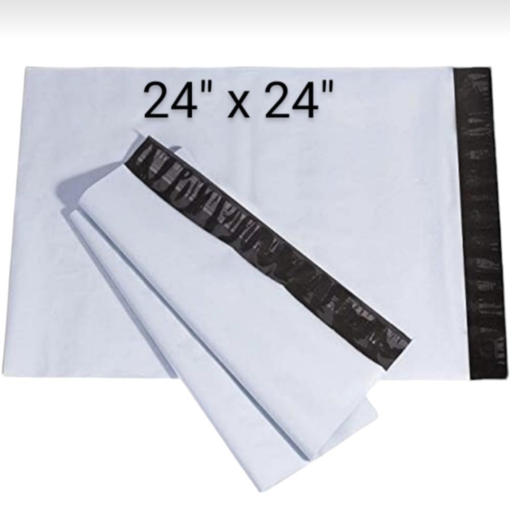 Extra Large 24x24 Self Seal Poly Mailer Plastic Mailing Bags lot of 5